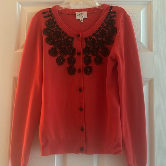MILLY beaded cardigan size M - Picture 9 of 12